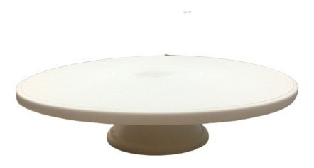 Base Posa Torta Masas Con Pie Plastico De 30 Cm 0