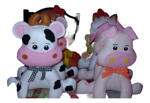 Animales De La Granja En Fieltro 0