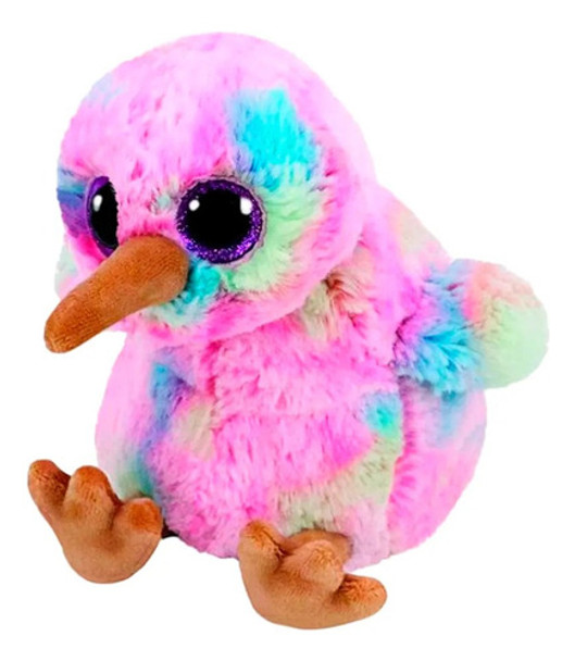 Peluche Mediano Beanie Boos Kiwi Rosado 23cm Febo 0