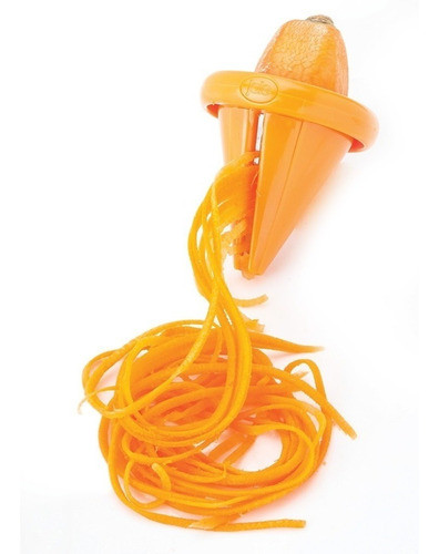 Cortador De Vegetales En Tiras Espirales Naranja 0