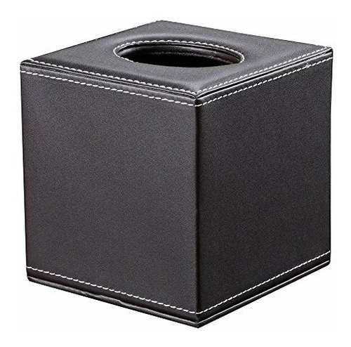 Kingfomã ¢ Â  â ¢ Pu Cuero Cuadrado Roll Tissue Box Holder 0