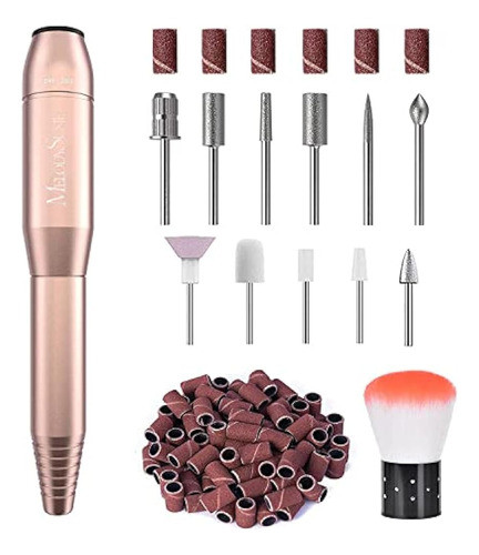 Melodysusie Taladro De Uñas Eléctrico 11 En 1 Kit, Lima De U 0