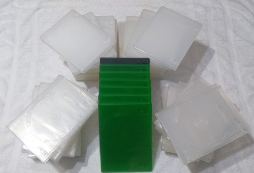 40 Caixas Para Cds Ou Dvds 0