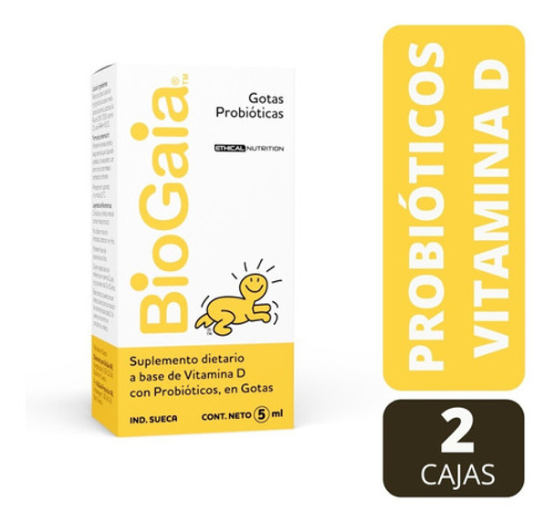 Biogaia Gotas 5ml - Cólicos Bebe - Original Sueco Pack X 2 0