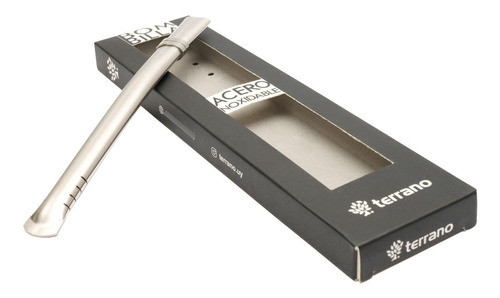 Bombilla Plana Acero Inoxidable Terrano - Cadaques 0