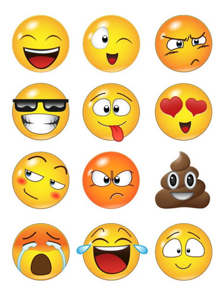 Vinilo Decorativo Pared [1msm3ofi] Emojis 0