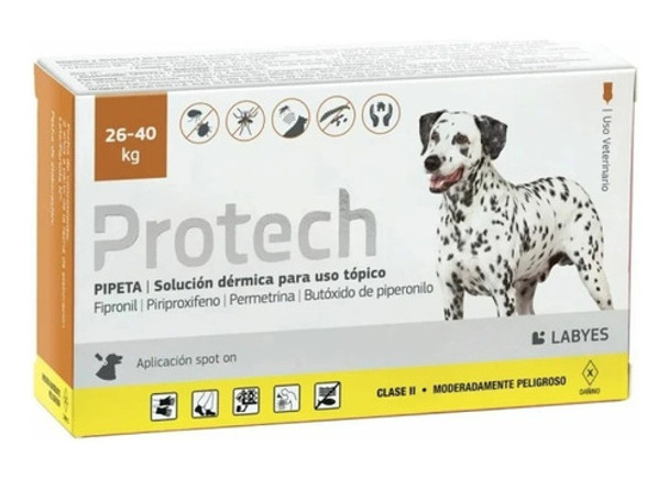 Protech Pipeta De 26 A 40 Kg Veterinaria Mérida 0