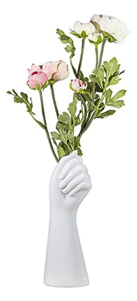 Oymomyo Florero De Mano De Cerámica Con Cuerpo Humano, Flore 0