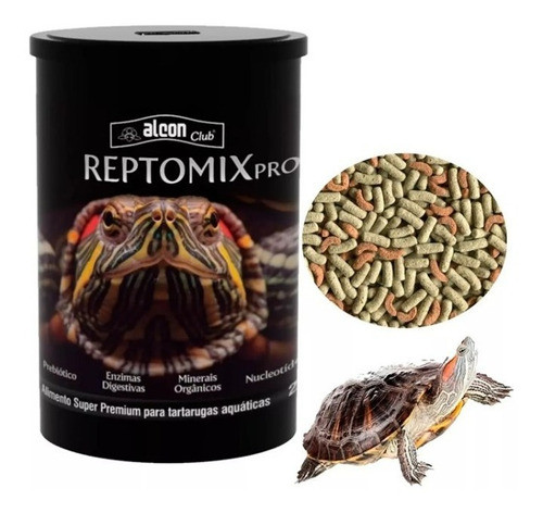 Ração Réptil Reptomix Pro 280 Gr Alcon Club Tartaruga 0