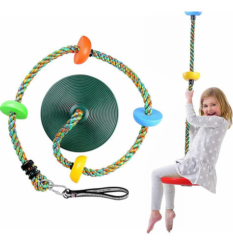 ~? Bcgi Tree Swing Multicolor Cuerda De Escalada Con Platafo 0