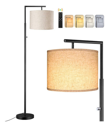 ~? Lámpara De Pie Regulable Rottogoon, Lámpara De Pie De 4 T 0