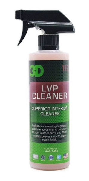 3d Lvp Cleaner Limpiador De Cueros Y Plasticos 0 3d Lvp Cleaner Limpiador De Cueros Y Plasticos 0