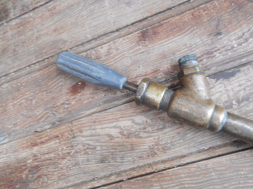 Antigua Bomba De Bronce 55cm 0