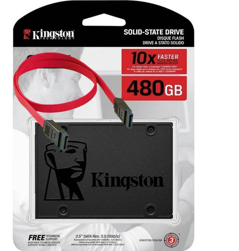 Kingston Ssd 480gb Disco Duro Solido Gamer + Cable Tranza 0