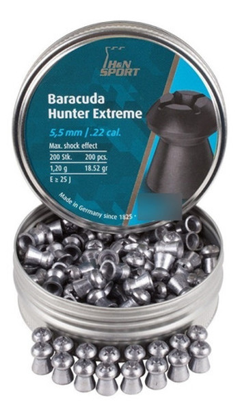Balines H&n Barracuda Hunter Extreme 5.5mm X 200 Unidades 0