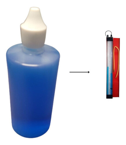 Repuesto Liquido Manometro Columna De Agua Detectar Gas 0