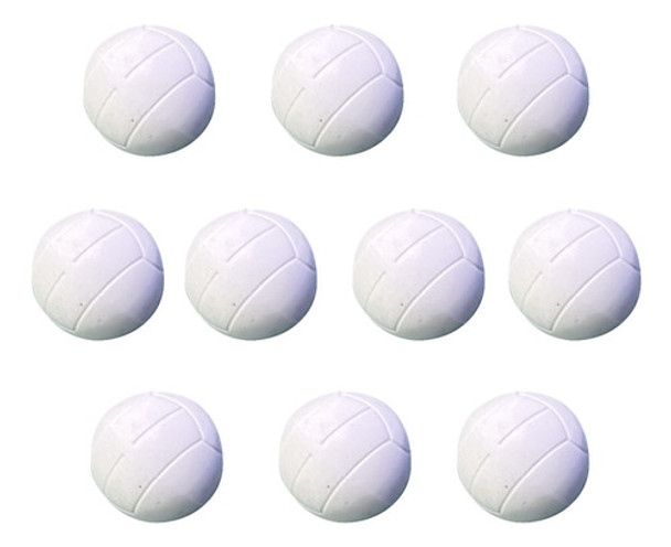 100 Pelotitas Blancas Con Gajos De Metegol 0