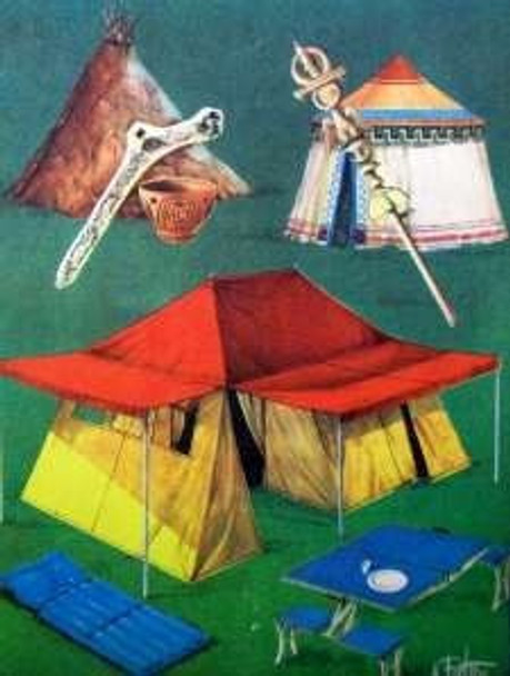 El Campamento - Camping - Historia- Lámina 45x30 Cm. 0