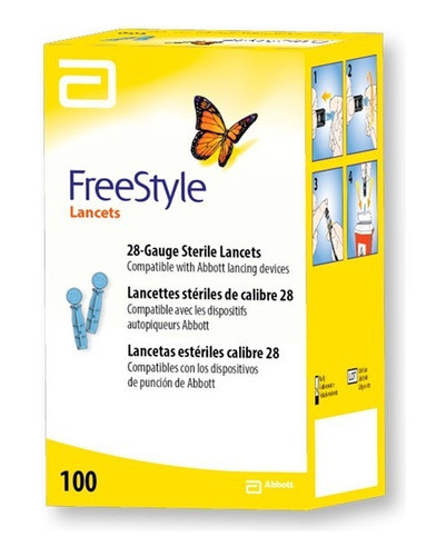 Lancetas Optium Freestyle X 100 0
