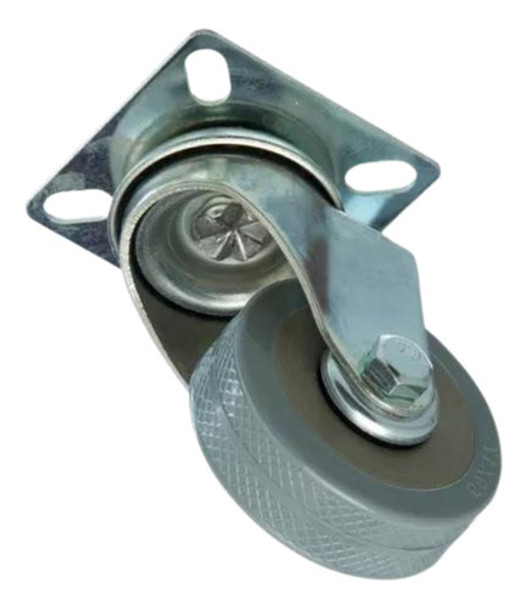 Rueda Giratoria De Goma Gris 100 Mm 80kg Bronzen 0