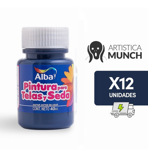 Pintura Para Tela Alba 40ml X12 0