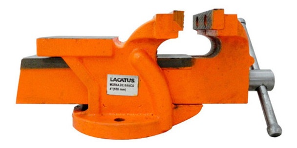 Morsa De Banco N°4 Fija Profesional Con Yunke 100 Mm C 0