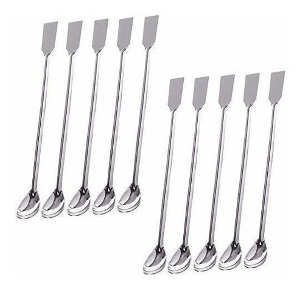 Cuchara Espatula De Laboratorio 19cm  Ac. Inox  X 10u 0