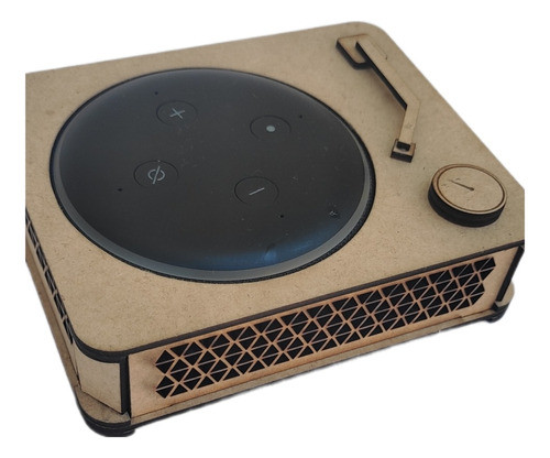 Suporte Para Alexa Echodot 3° Geração Em Mdf Cru 3mm 0