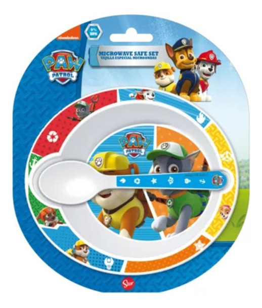 Set Bowl Mas Cuchara Paw Patrol 0