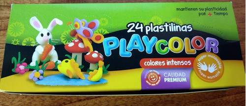 Plastilina X 24 Play Color Surtidos 0