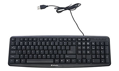 Teclado Slimline Verbatim - Alámbrico Con Accesibilidad Usb 0