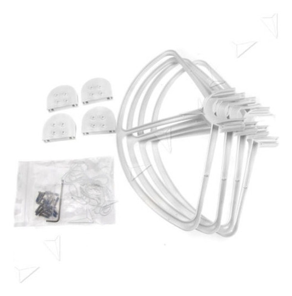 4pcs Blanco Hélice Engranaje Prop Protector Protector Snap P 0