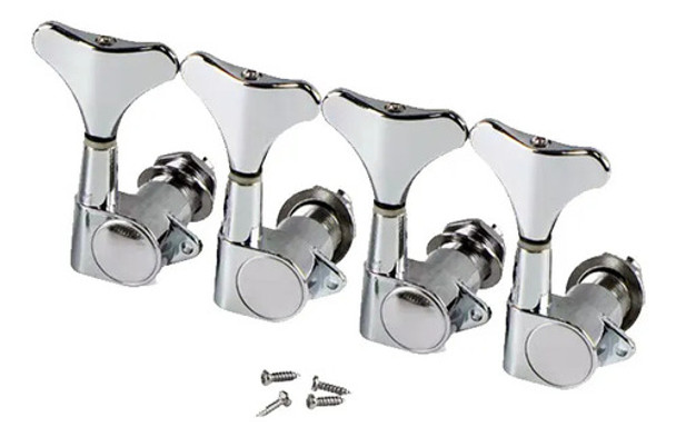 Set De Clavijas Cromadas Para Bajo 4l Jinho 0
