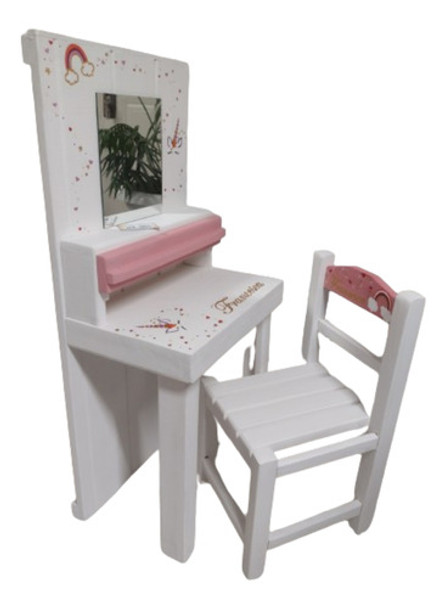 Tocador Para Niña Personalizado Age Vint - Con Cajoncito 0 Tocador Para Niña Personalizado Age Vint - Con Cajoncito 0