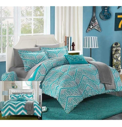 Chic Home 10 Piezas De Laredo Chevron Y Geométrico Estampado 0