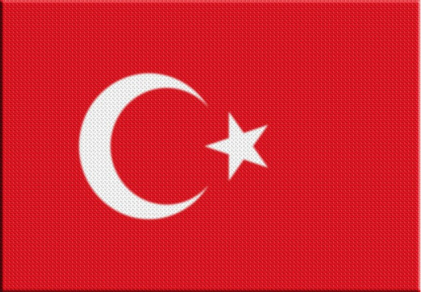 Parche Termoadhesivo Bandera Turquia 0