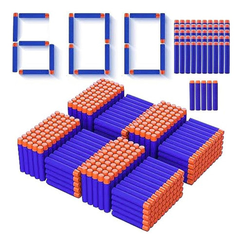 600 Balas De Dardos De Repuesto Compatibles Con 0