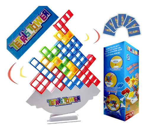 Juego Torre De Equilibrio Para Niños Tetris 32 Piezas 0