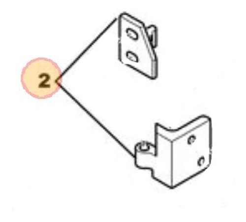 Bisagra Superior Izq De Puerta 0