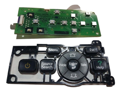 Placa Repuesto Teclado Botonera Epson S10 S12+ Menu Todelec 0