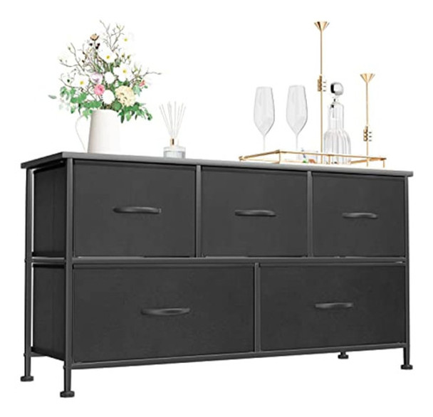 Devoko Cómoda Para Dormitorio Con 5 Cajones, 0