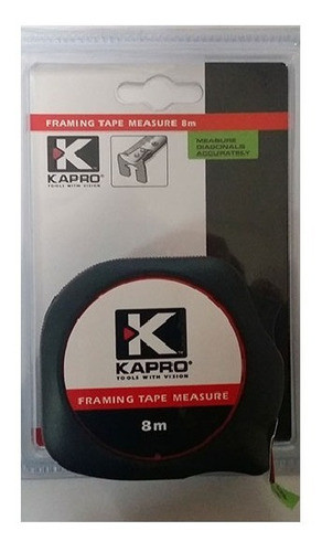 Cinta Métrica Kapro 8mts Carcasa Alta Resistencia Queoferta 0