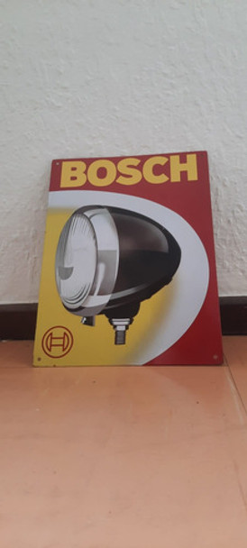 Cartel De Chapa Bosch 0