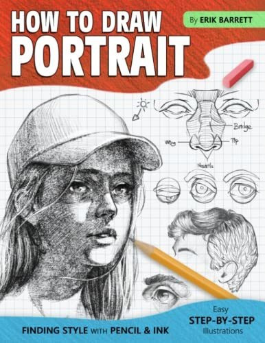Book : How To Draw Portrait Drawing Guide Book With Simple. 0