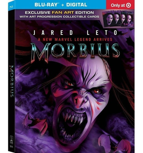Blu-ray + Dvd Morbius / Fan Art Edition Target 0