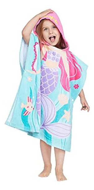 Toalla Con Capucha 100% Algodón Para Niños Pequeños De 2 A 6 0 Toalla Con Capucha 100% Algodón Para Niños Pequeños De 2 A 6 0