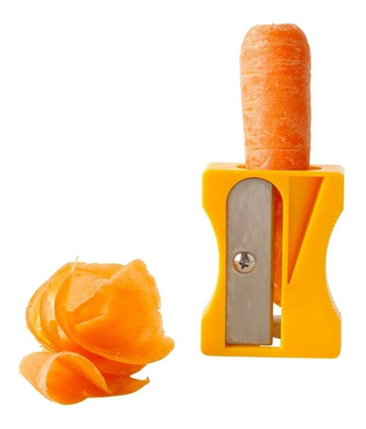 Pelador Sacapunta Zanahorias Vegetales Frutas 2 En 1 0