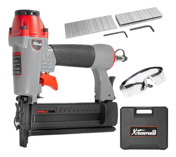 Xtremepowerus 44430 Nail Gun W / 300pcs Nails & 200pcs Stapl 0