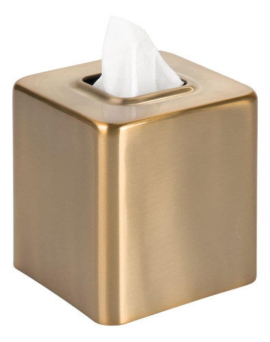 Mdesign Cubierta Caja Pañuelos Latón Suave 0
