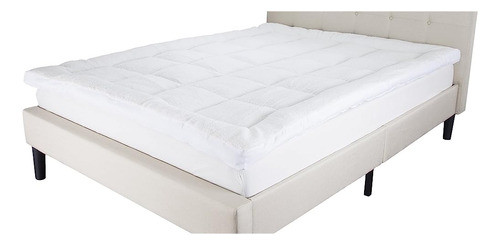 Bluestone Reversible Down Alternative Topper Con Sherpa-quee 0